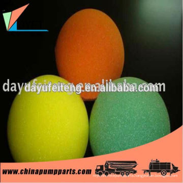 rubber condenser tube cleaning ball for concrete pump pipe